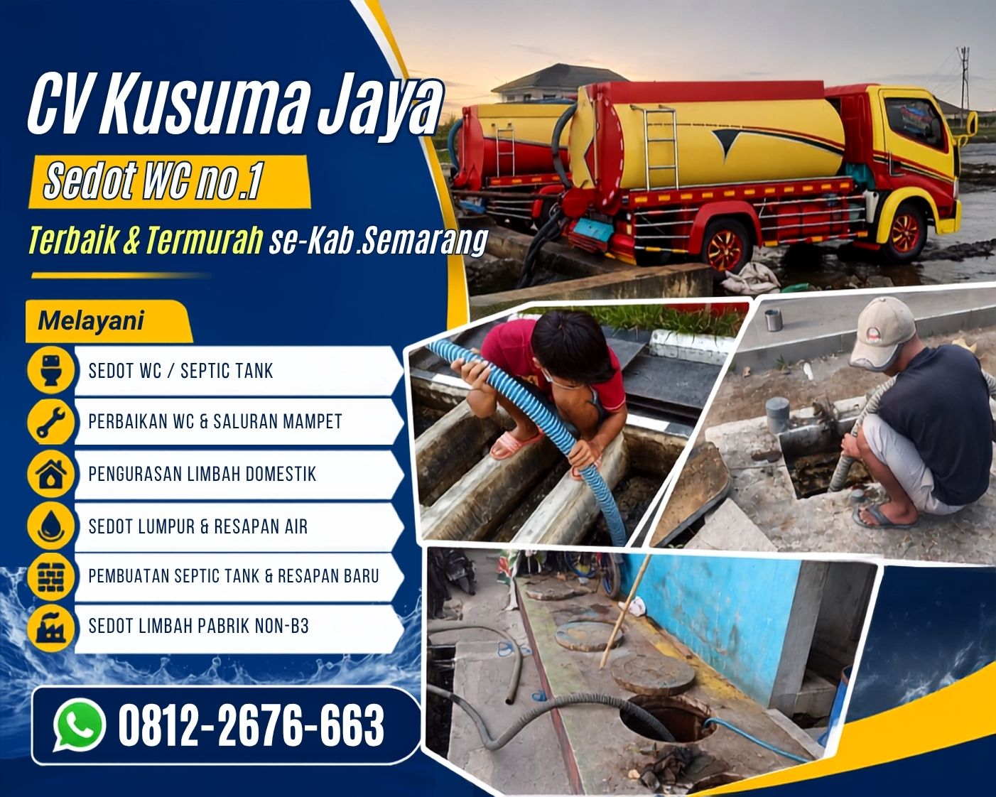 Sedot WC Ambarawa Terpercaya Termurah